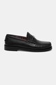 Kožne mokasinke Naked Wolfe Roma Roma.Black.Croc crna AW24
