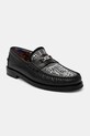 Кожаные мокасины Naked Wolfe Roma кожа чёрный Roma.Black.Diamond