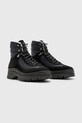 Členkové topánky AllSaints Lucas Suede Hiker M023FB čierna AW24