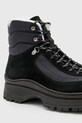 Obuv Členkové topánky AllSaints Lucas Suede Hiker M023FB čierna