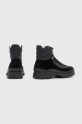 AllSaints pantofi înalți Lucas Suede Hiker M023FB negru