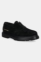 Poltopánky Filling Pieces Derby Suede elegantné čierna 74922791861