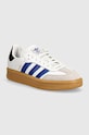 Маратонки adidas Originals Samba XLG велур бял IE9182