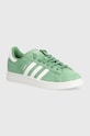Semišové tenisky adidas Originals Campus 2 semišová koža tyrkysová IE9069
