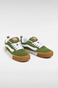 Vans tenisówki zamszowe Knu Skool VN0009QCCIB1 zielony AW24