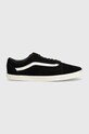 Vans tenisi din piele intoarsa Old Skool Lowpro VN000D0E1KP1 negru AW24