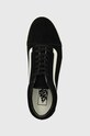 Vans tenisi din piele intoarsa Old Skool Lowpro negru VN000D0E1KP1