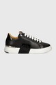Philipp Plein sneakers din piele Hexagon Phantom Kicks USC0565.PLE025N.02 negru AW24