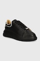 Philipp Plein sneakers in pelle Lo-Top Mega Star platform nero USC0599.PLE005N.0202