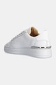 Obuv Kožené tenisky Philipp Plein Nappa Lo-Top Monogram USC0665.PLE010N.01 biela