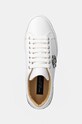 Philipp Plein sneakers din piele Nappa Lo-Top Monogram alb USC0665.PLE010N.01