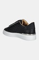 Обувь Кожаные кроссовки Philipp Plein Nappa Lo-Top Monogram USC0665.PLE010N.02 чёрный