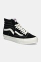 Високи кецове Vans Clash The Wall велур черен VN000CNKBA21