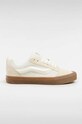 Semišové tenisky Vans Knu Skool plochá béžová VN0009QCDBS1