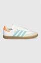adidas Performance sneakers din piele Samba IH8160 alb AW24