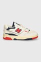 New Balance 550 Sea Salt Pack Blast Red BB550CPB beige AW24