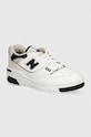 New Balance sneakersy skórzane 550 skóra zamszowa biały BB550ESI