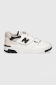 New Balance sneakersy skórzane 550 BB550ESI biały AW24