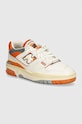 Shoes New Balance leather sneakers 550 BB550VTF white