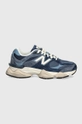 Σουέτ αθλητικά παπούτσια New Balance 9060 U9060EEF μπλε AW24