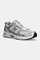 New Balance 530 Silver Metallic Mallard Green textile green MR530ADB