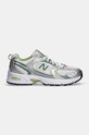 New Balance 530 Silver Metallic Mallard Green MR530ADB green AW24