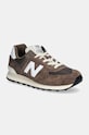 New Balance sneakers 574 pelle scamosciata marrone U574RBI