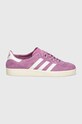 Σουέτ αθλητικά παπούτσια adidas Originals Gazelle Decon IE9167 μωβ AW24