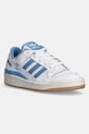 Kožené tenisky adidas Originals Forum Low Cl plochá biela IH7832