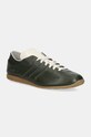Kožené tenisky Y-3 Japan plochá zelená IH2550