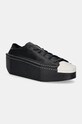 Y-3 leather sneakers Kyasu LO grain leather black IF2021