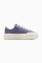 Tenisice od brušene kože Converse Chuck Taylor All Star Cruise platforma ljubičasta A08331C