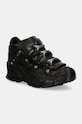 Кожени маратонки New Rock CRUST NEGRO + LUXOR NEGRO + IMPACT NEGRO платформа черен M.IMPACT016.C11