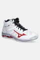 Mizuno scarpe da ginnastica Wave Voltage 2 Mid tessile bianco V1GA2465