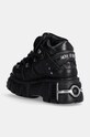 Shoes New Rock Ankle Boot Black Tower With Laces M-106-S1 M.106.S1 black