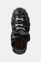 Kožne tenisice New Rock Itali Negro + Nomada Negro + Tower Negro Acero crna M.106.S1