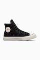 Converse trampki zamszowe Chuck 70 płaska czarny A09474C