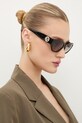 Guess okulary przeciwsłoneczne kocie oczy czarny GF6164.52F