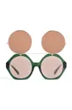 Mini Rodini okulary przeciwsłoneczne dziecięce zielony