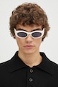 Jacquemus ochelari de soare OVALO JAC4C7SUN alb