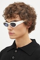 Jacquemus ochelari de soare OVALO alb JAC4C7SUN