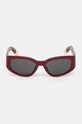 Jacquemus okulary przeciwsłoneczne GALA JAC5C3SUN bordowy SS25
