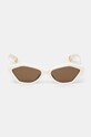 Jacquemus ochelari de soare BAMBINO JAC42C3SUN alb SS25