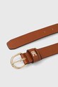 Tommy Hilfiger pasek skórzany AW0AW16798 brązowy AW24