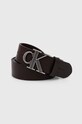 Calvin Klein Jeans pasek skórzany brązowy K50K512067