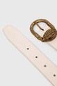 Кожаный ремень Kurt Geiger London MAYFAIR 30 BELT 758441109 бежевый AW24