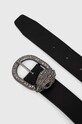 Kurt Geiger London pasek skórzany MAYFAIR 30 BELT 758402109 czarny AW24
