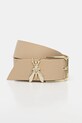 Kožený pásek Patrizia Pepe Dárkový box béžová 8W0044.L001