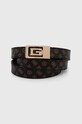 Ζώνη Guess ARLN απομίμηση λείου δέρματος καφέ BW9137.P4320