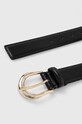 Kožený pásek BOSS 50516448 černá AW24